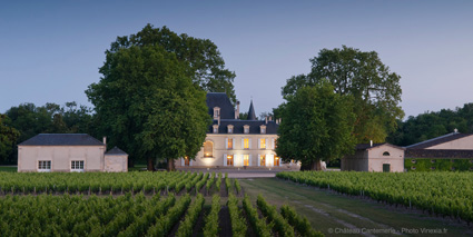Château Cantemerle Nachtansicht ©vinexia.fr